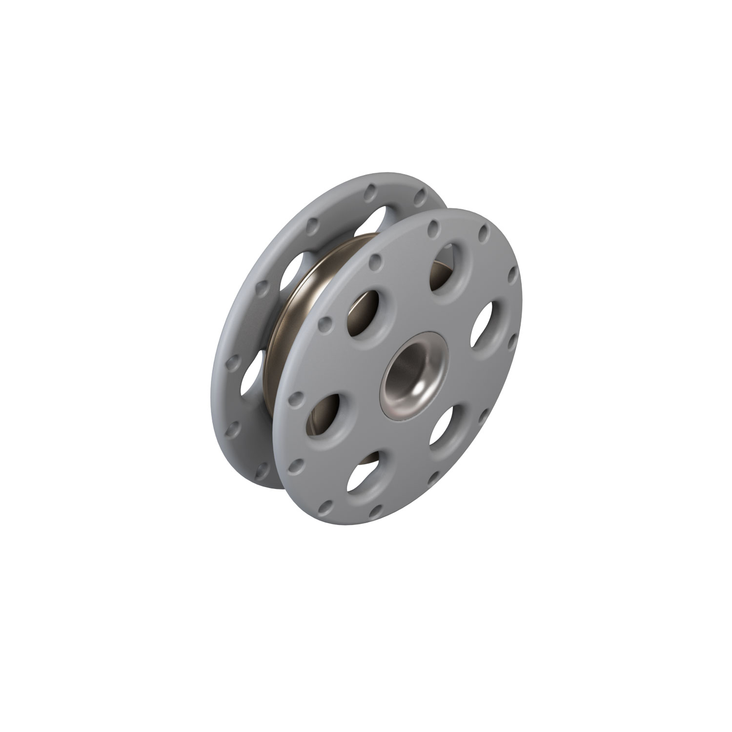 KB8 GREY ROUND BLOCK - Karver systems